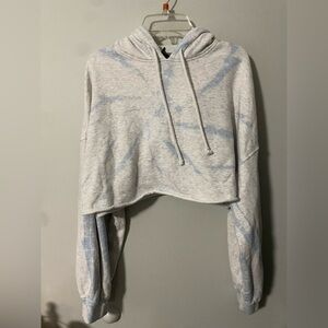 DIVIDED Tie Dye Cropped Sweatshirt